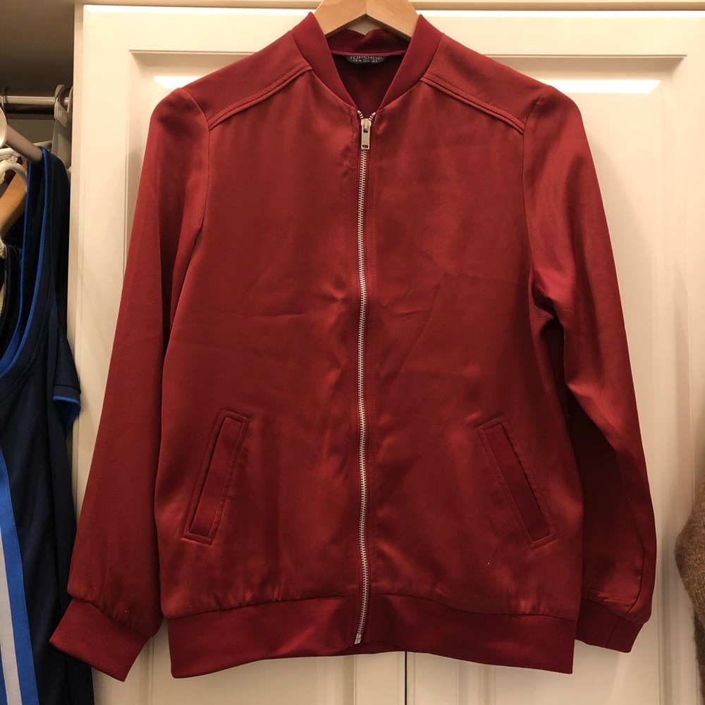 Topshop bomber jacket size 4